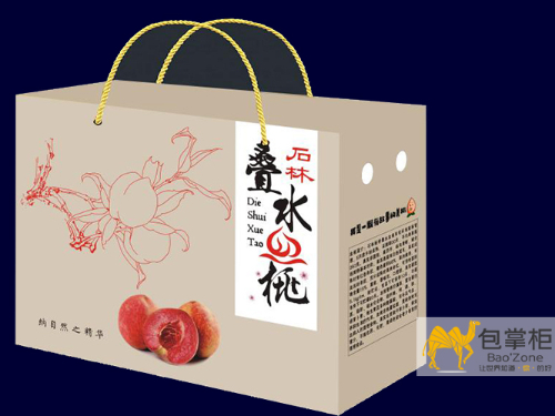 桃花開盡，桃香已濃！石林·板橋疊水血桃彩箱包裝盒定做